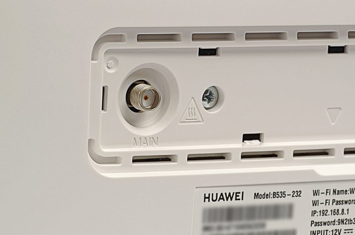 Huawei B535 ang. menu – przełączenie na antenę zewnętrzną