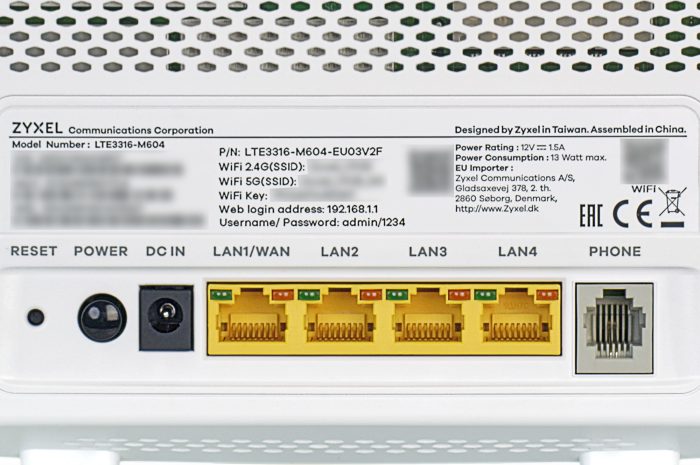 ZyXel LTE3316 – przywracanie ustawień fabrycznych